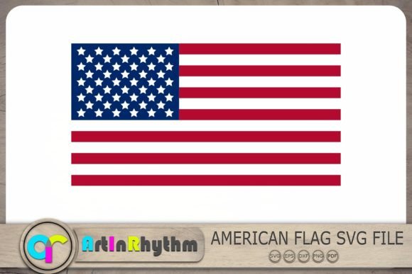 American Flag SVG Graphic - USA Flag