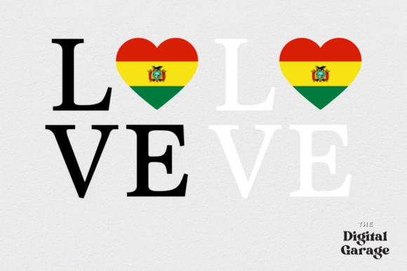 Bolivia Flag Graphics for Crafts & Branding