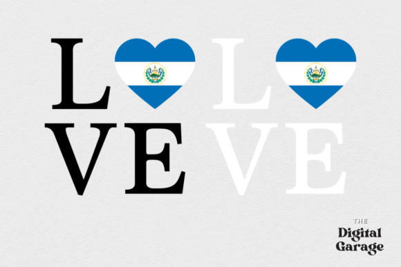 El Salvador Flag Graphics for Crafts & Sales