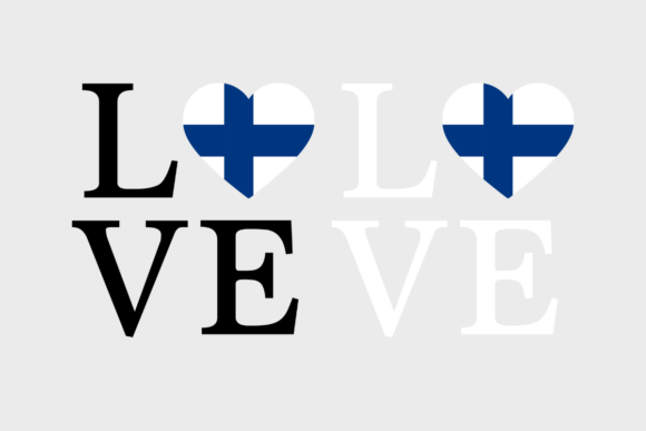 Finland Flag Graphics for Crafts & Branding