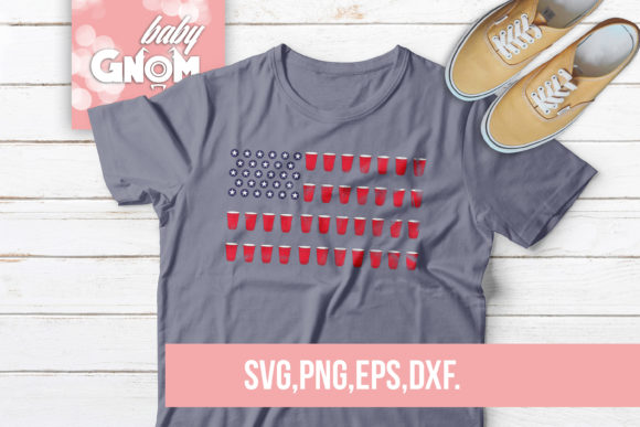 Fourth of July Flag Graphics for Crafts