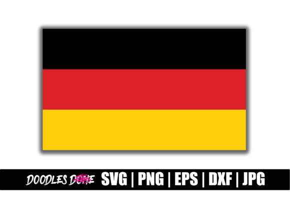 Germany Flag SVG for Graphics and Crafts