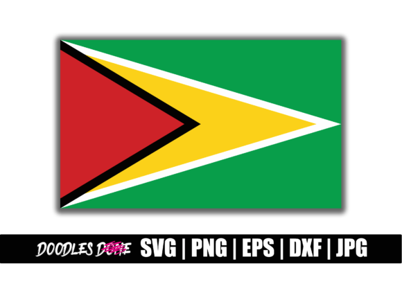 Graphics and Crafts: Guyana Flag SVG