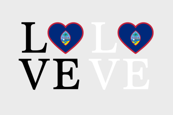 Guam Flag, Love Guam SVG PNG: Graphics and Crafts