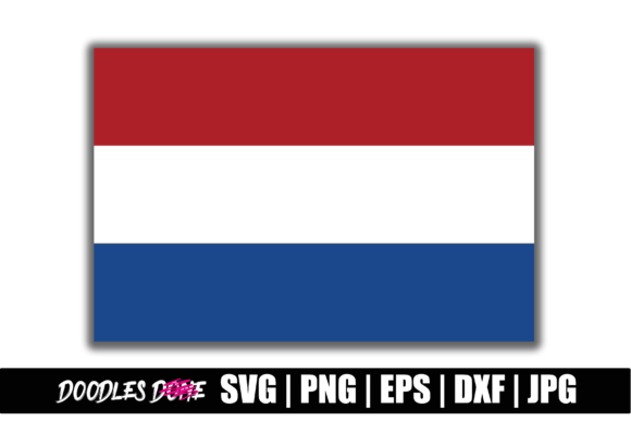 Netherland Flag SVG for Graphics and Crafts