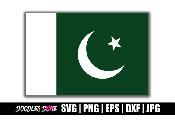 Pakistan Flag SVG for Crafts and Graphics
