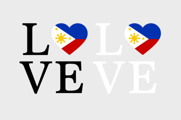 Philippines Flag, Love Philippines, SVG: Graphics and Crafts