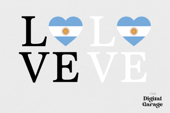 Review: Argentina Flag, Love Argentina SVG PNG for Embroidery