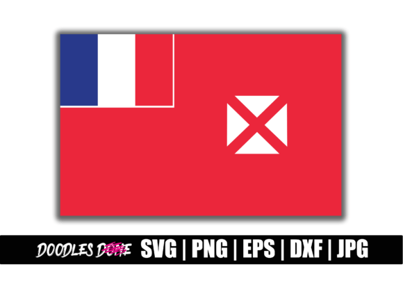 Wallis and Futuna Flag SVG for Crafts & Graphics
